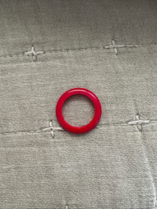 Gucci￼ Accessories - Women's Red Circular Accent Ring - Fashion Accessory